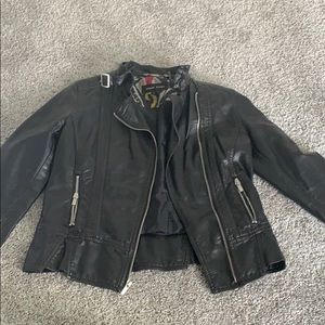 Black Rivet Leather jacket